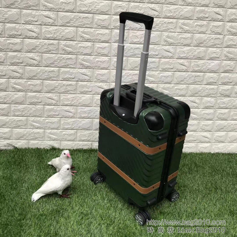 RIMOWA日默瓦 慶國慶 Pc配鋁合金寬 時尚拉杆箱 20寸登機箱  xbt1113
